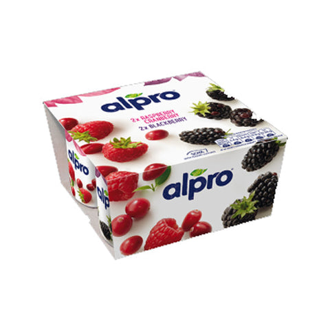 Alpro PBAY Blackberry, Raspberry and cranberry 4x125g