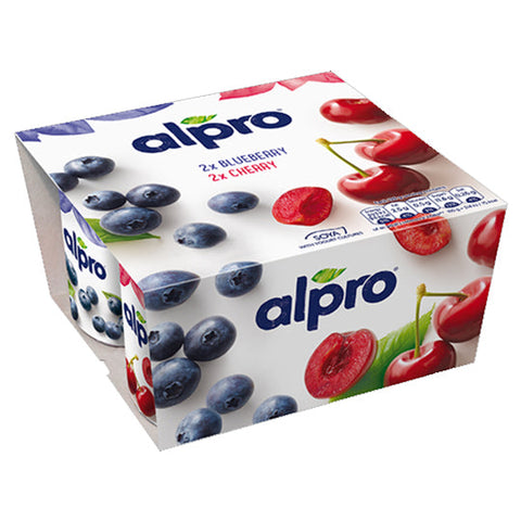 Alpro PBAY Blueberry and Cherry 4x125g