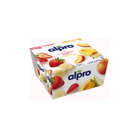 Alpro PBAY Strawberry Banana peach 4x125g