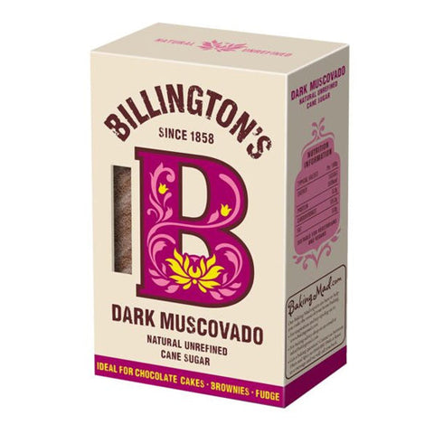 Billingtons Unrefined Dark Muscovado Sugar 500g