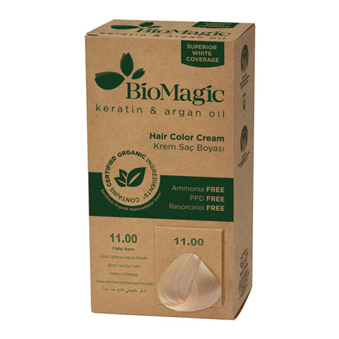Biomagic Organic Hair Colour Cream 11.00 Extra Lightened Natural Blonde  500ml
