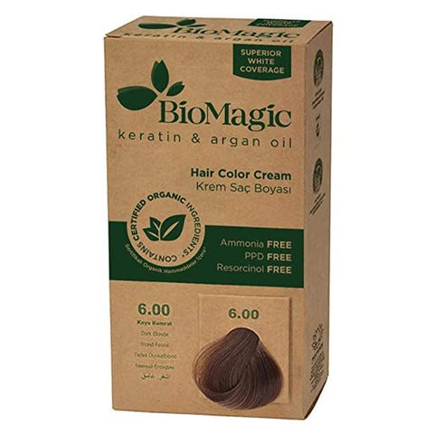 Biomagic Organic Hair Colour Cream 6 Dark Blonde 500ml