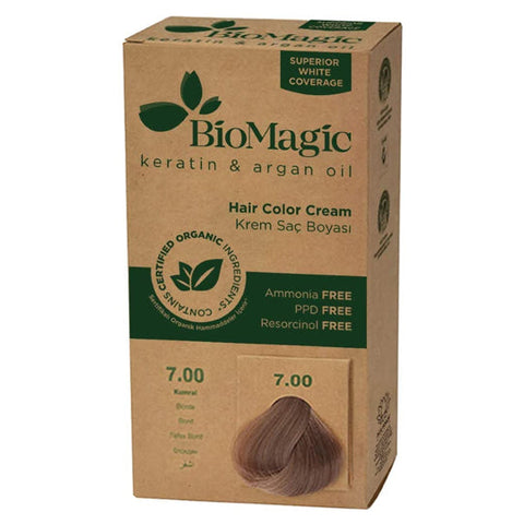 Biomagic Organic Hair Colour Cream 7 Blonde 500ml