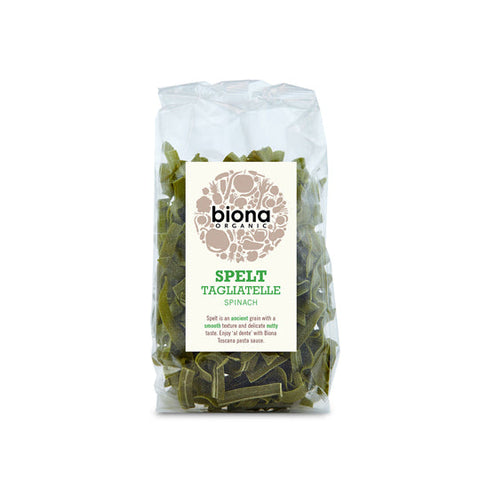Biona Organic Spelt Spinach Tagliatelle 250g
