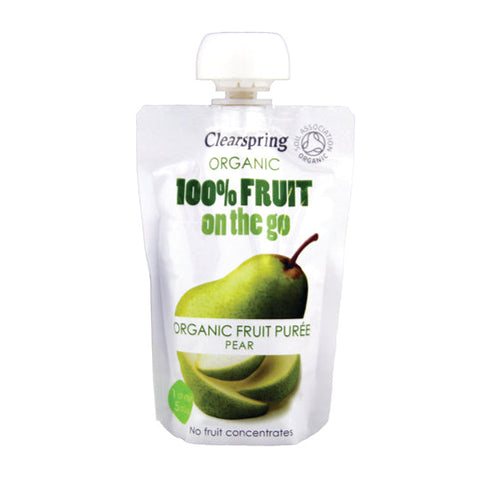Clearspring Organic 100% Fruit On-The-Go Pear 120g