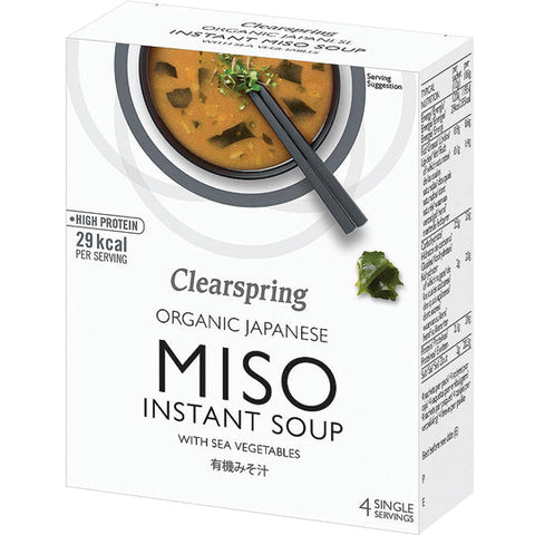 Clearspring Organic Instant Miso Soup - with Sea Vegetables 40g