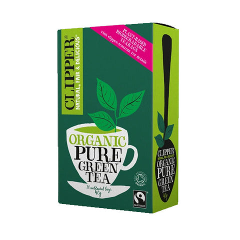Clipper FT and Organic Pure Green Tea 20 bags