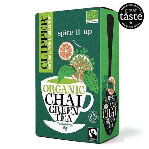 Clipper Organic FT Chai Green Tea Mint 20bags