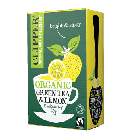 Clipper Organic FT Green Tea with Lemon 20bags