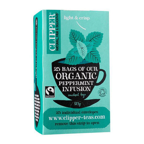 Clipper Organic Peppermint Infusion 25 Individual Envelopes