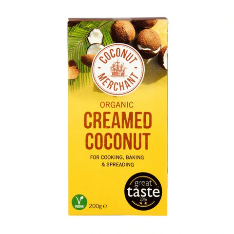 Coconut Merchant Organic Creamed Coconut 200g