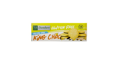 Damhert Gluten Free King Choc Biscuits Lactose Free 140g