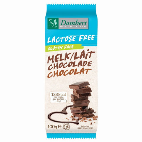 Damhert Lactose Free Chocolate Milk Gluten Free 100g