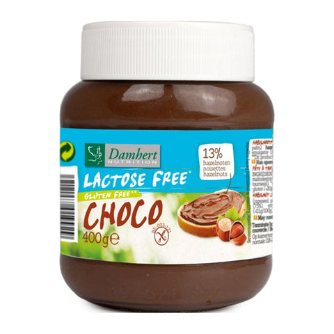 Damhert Lactose Free Chocolate Spread 400g
