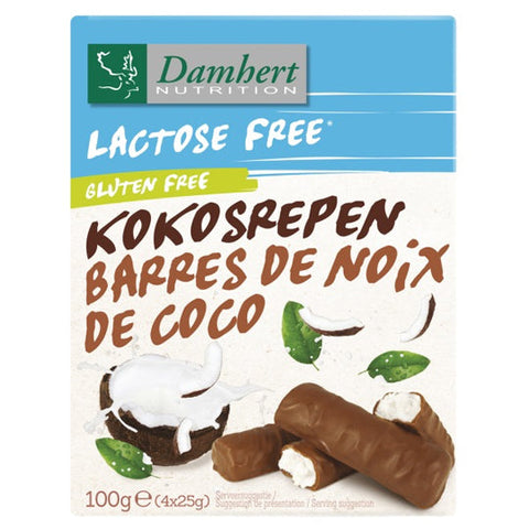Damhert Lactose Free Coconut bars gluten free 100g