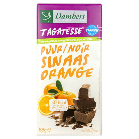Damhert Tagatesse Chocolate Tablet Noir orange 85g