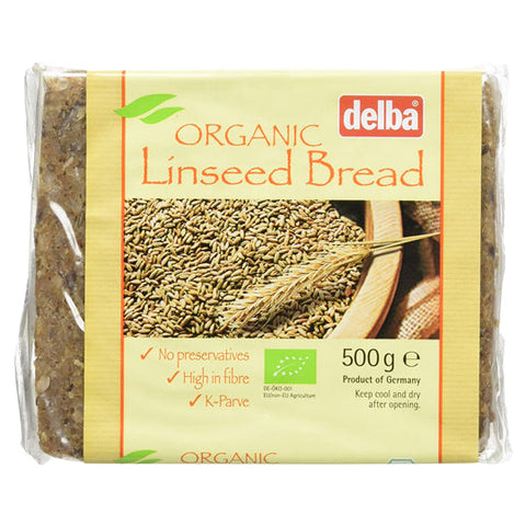 Delba Organic Linseed Bread 500g