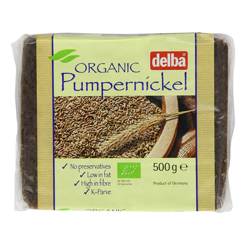 Delba Organic Pumpernickel Bread 500g