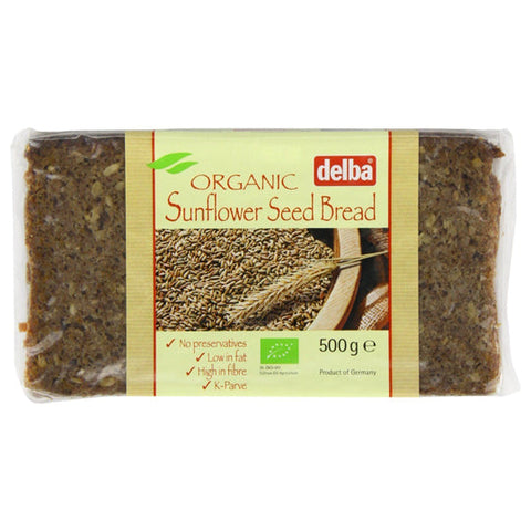 Delba Organic Sunflower Seed Bread 500g