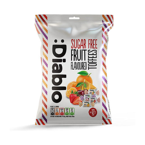 Diablo Sugar Free Fruit Flavoured Toffees 75g