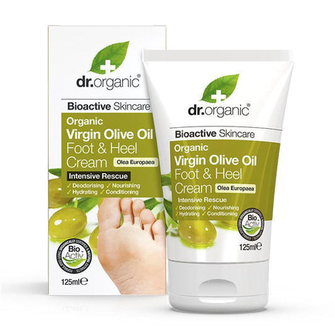 Dr Organic Olive Oil Foot & Heel Cream 125ml