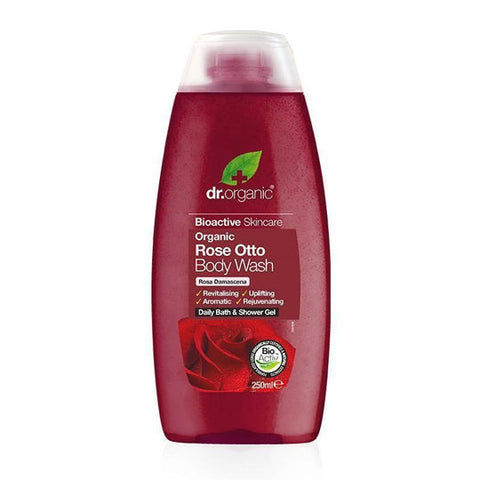 Dr Organic Rose Otto Body Wash 250ml