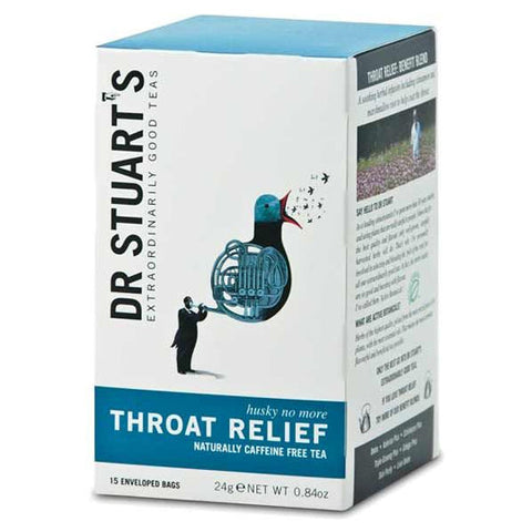 Dr Stuarts Throat Relief Tea 15 Teabags