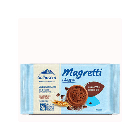 Galbusera Magretti Light Chocolate Biscuits with Chocolate Chips 260g