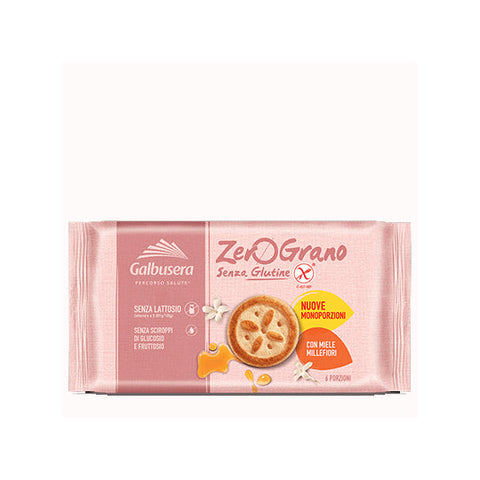 Galbusera Zero Grano GF Biscuits with Honey 220g