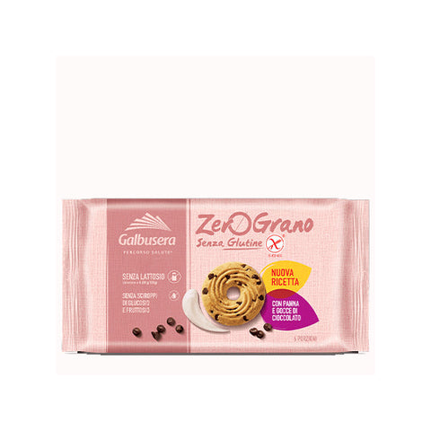 Galbusera Zero Grano GF Chocolate Chip Biscuits 220g