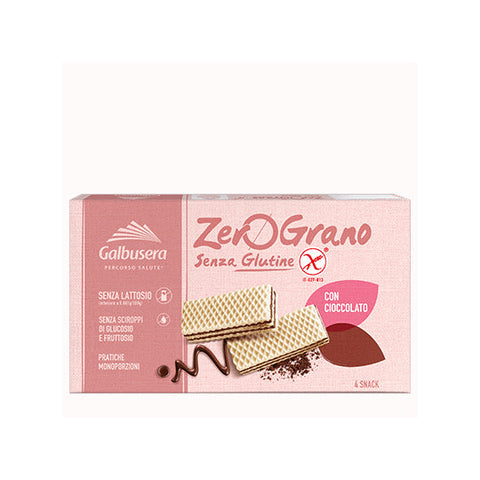Galbusera Zero Grano GF Wafers with Chocolate Cream Filling 180g
