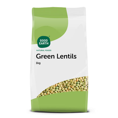 Good Earth Green Lentils 1kg