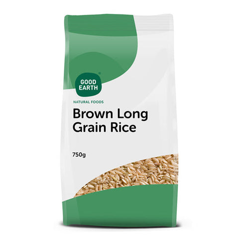 Good Earth Long Grain Brown Rice 750g