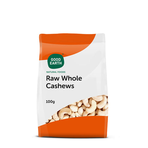 Good Earth Whole Cashews 100g