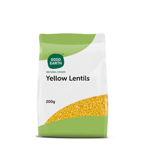 Good Earth Yellow Lentils 200g