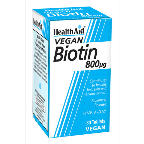 Health Aid Biotin 800µg 30 tabs