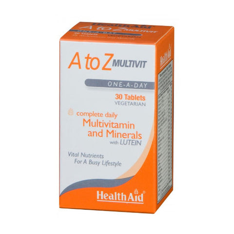 Health Aid A to Z Multivits 30 tabs