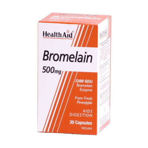 Health Aid Bromelain 500mg 30 caps
