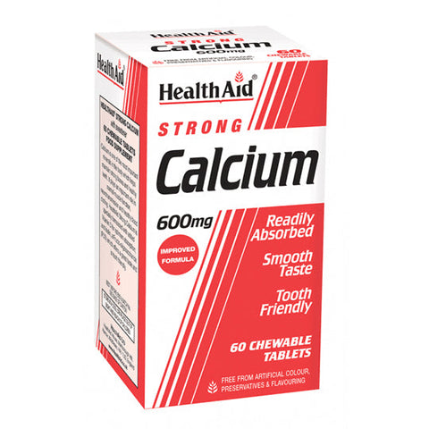 Health Aid Calcium 600mg 60 tabs