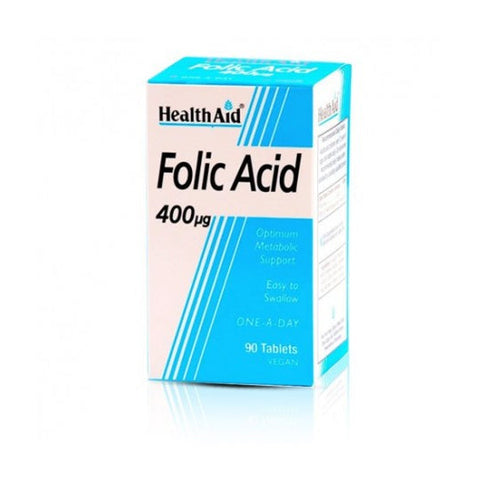Health Aid Folic Acid 400µg 90 tabs