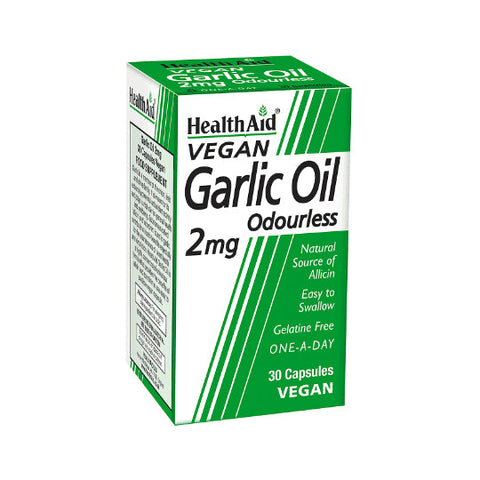 Health Aid Garlic Oil Odourless 2mg 30 caps