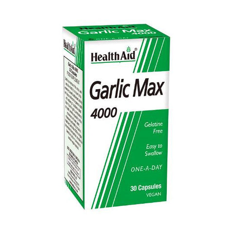 Health Aid Vegan Garlic Max 4000 30 caps