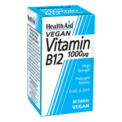 Health Aid Vitamin B12 50 tabs