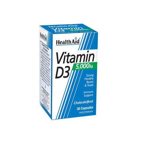Health Aid Vitamin D3 5000iu 30 caps