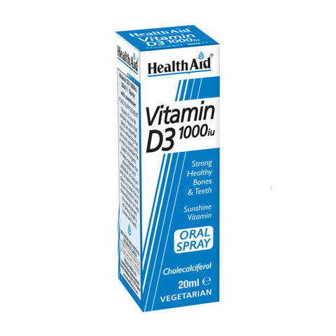 Health Aid Vitamin D3 Spray (1000iu) 20 ml