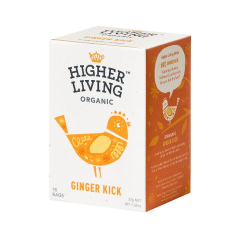 Higher Living Ginger Kick Tea 15 bags
