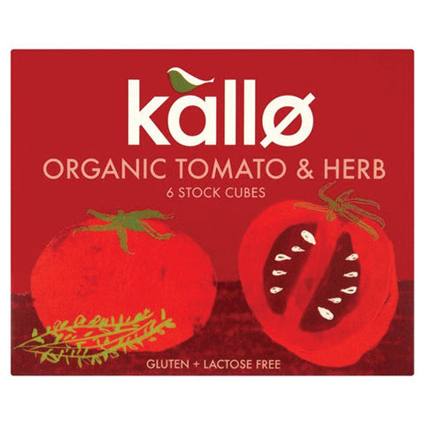 Kallo Organic Tomato and Herb Stock Cubes 66g