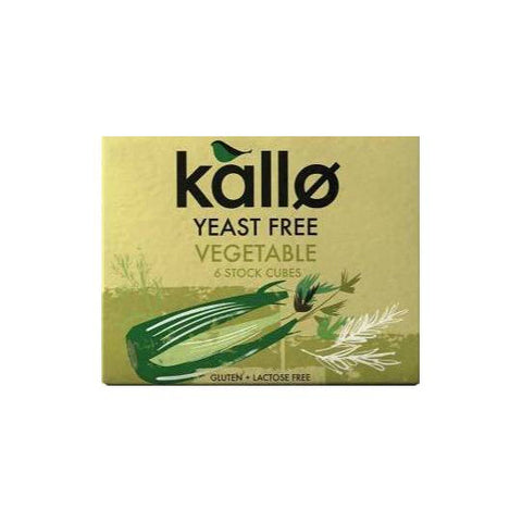 Kallo Organic Yeast Free Vegetable Stock Cubes 66g