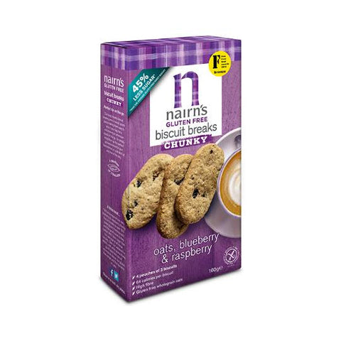 Nairns Blueberry & Raspberry Chunky Oat Biscuit Breaks 160g