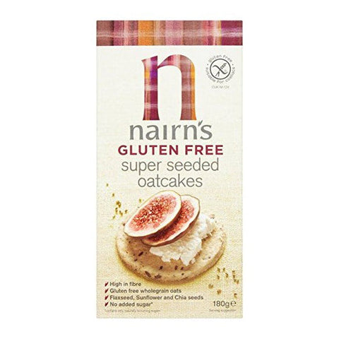 Nairns Gluten Free Super Seeded Oatcakes 180g